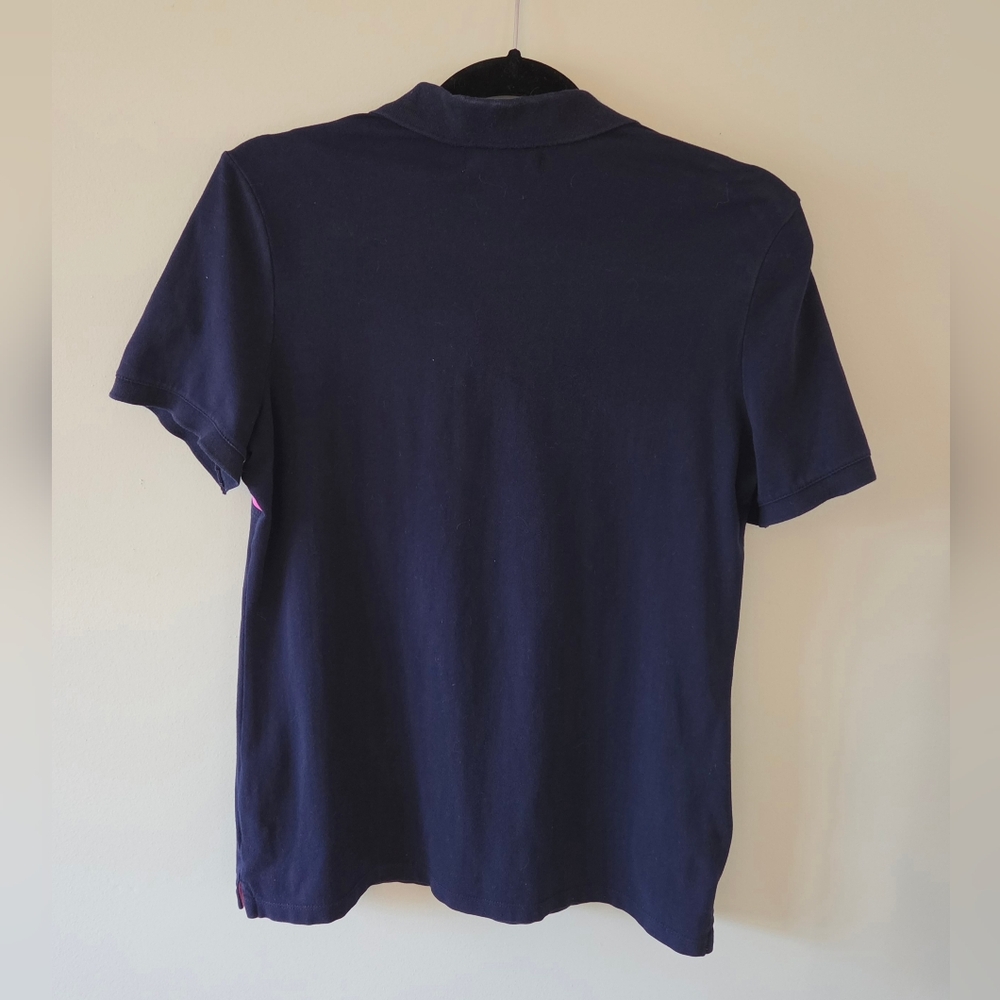 Ralph Lauren Womans Polo in Navy Blue and Pink - Picture 3 of 3